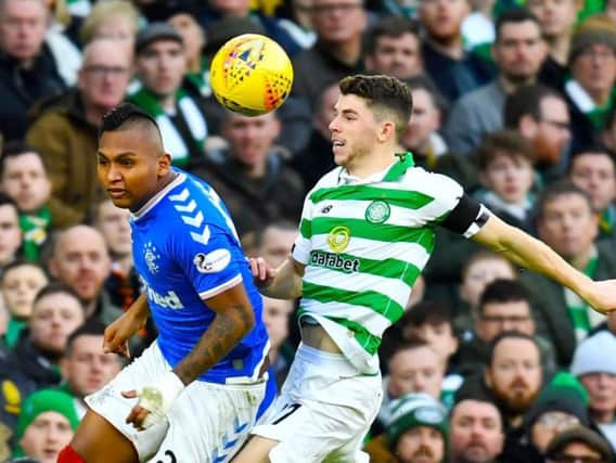 Ryan Christie sustained the injury in a tussle with Rangers striker Alfredo Morelos