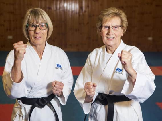 Sprightly Sheila Stewart, 72, and Isabel Murray, 77, took up the sport in 2015 when Sheila began taking her grandchildren to classes.