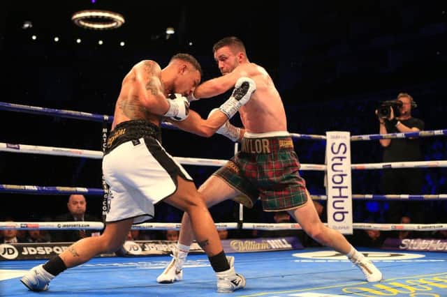 Josh Taylor on his way to victory over Regis Prograis in the final of the World Boxing Super Series. Picture: Getty
