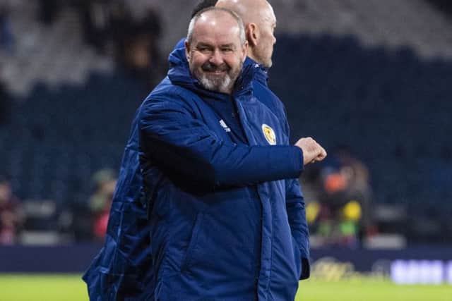 Steve Clarke is aiming to take Scotland to their first major finals since 1998. Picture: SNS.