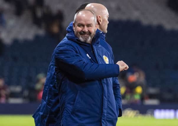 Steve Clarke is aiming to take Scotland to their first major finals since 1998. Picture: SNS.