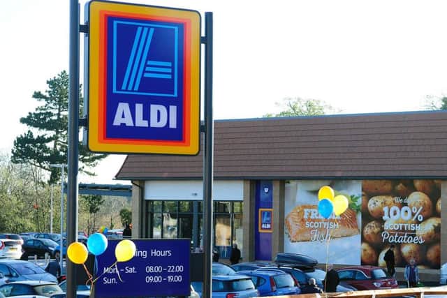 Aldi will open six new stores in Scotland this year. Picture: Michael Gillen