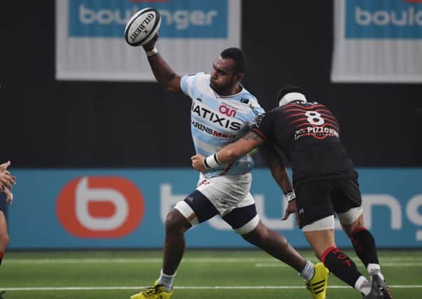Leone Nakarawa in action for Racing 92. Picture: Eric Feferberg/AFP via Getty Images