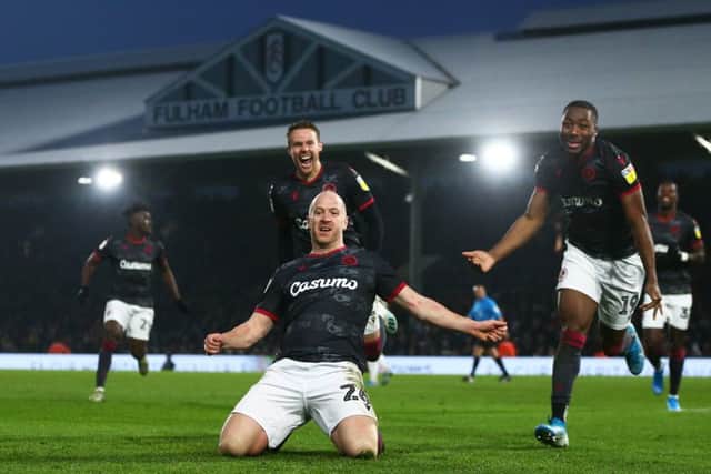 Charlie Adam was pilloried for his celebration after scoring for Reading against Fulham. Picture: Jordan Mansfield/Getty Images