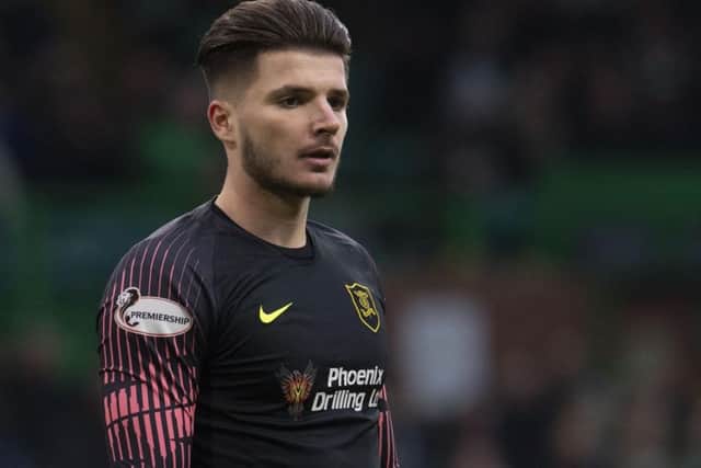 Livingston's Matija Sarkic kept a crucial clean sheet against Celtic in October. Picture: Craig Foy/SNS