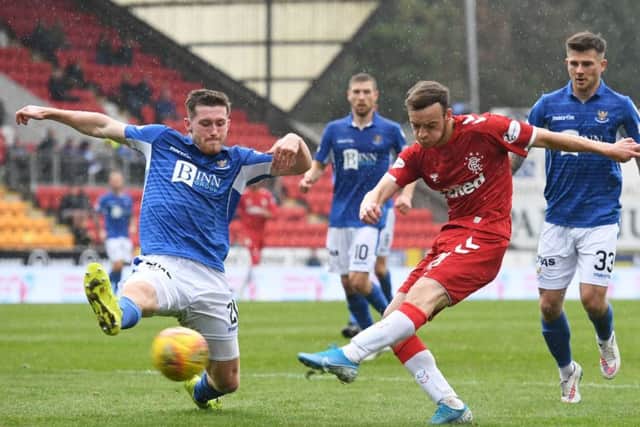 Just 1451 home fans attended the game when St Johnstone hosted Rangers in September. Picture: Craig Foy / SNS
