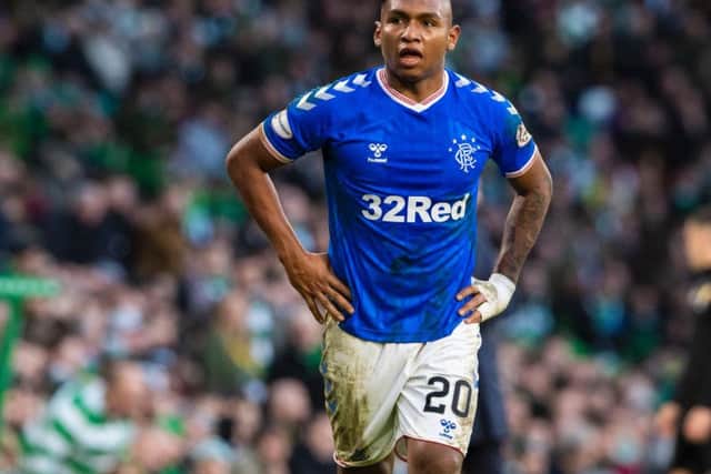 Alfredo Morelos has scored 28 goals for Rangers this season. Picture: SNS