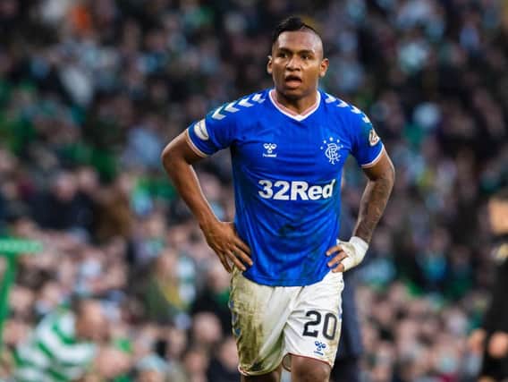 Alfredo Morelos has scored 28 goals for Rangers this season. Picture: SNS