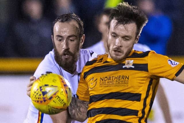 Partick's Stuart Bannigan scored from the spot. Picture: SNS.