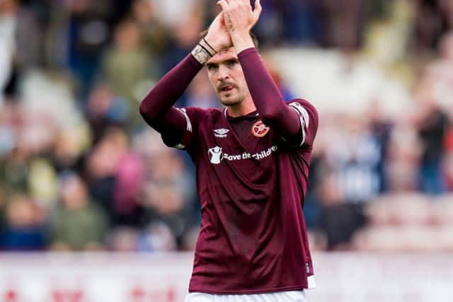 Kyle Lafferty won't be returning to Hearts after leaving Sarpsborg. Picture: SNS.
