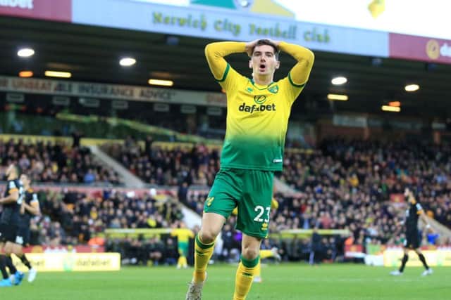 Kenny McLean in action for Norwich City