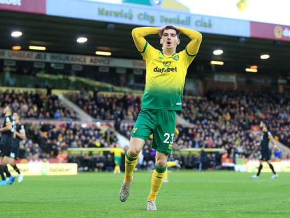 Kenny McLean in action for Norwich City