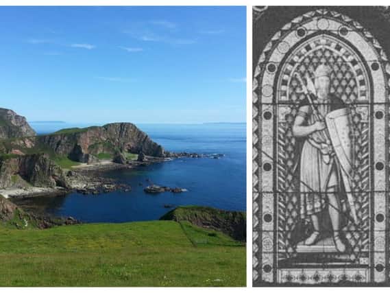 The Battle of Epiphany in 1156 started to dismantle Viking rule of the Western Isles with the mighty sea battle led by Somerled (right) whose rule as King of the Isles following the showdown off the coast of Islay (left). PIC: Creative Commons/Pixabay.
