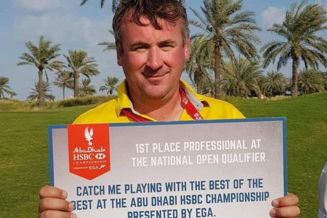 Tom Buchanan, the 2018 winner, is among four Scots in the line up for Sunday's Abu Dhabi HSBC Championship shoot-out at Yas Links