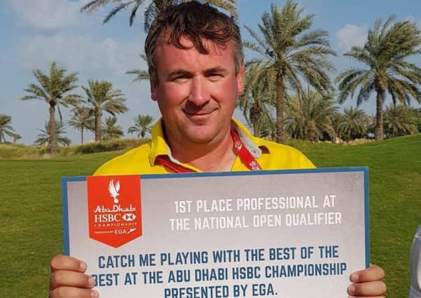 Tom Buchanan, the 2018 winner, is among four Scots in the line up for Sunday's Abu Dhabi HSBC Championship shoot-out at Yas Links