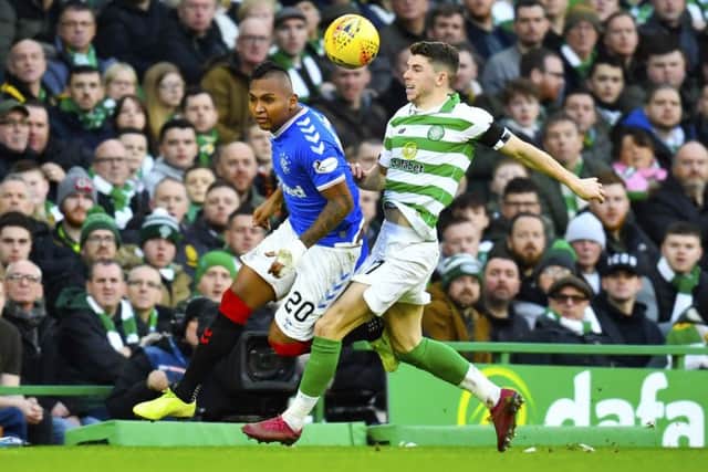 Ryan Christie was banned for grabbing Alfredo Morelos in the groin. Picture: Rob Casey / SNS