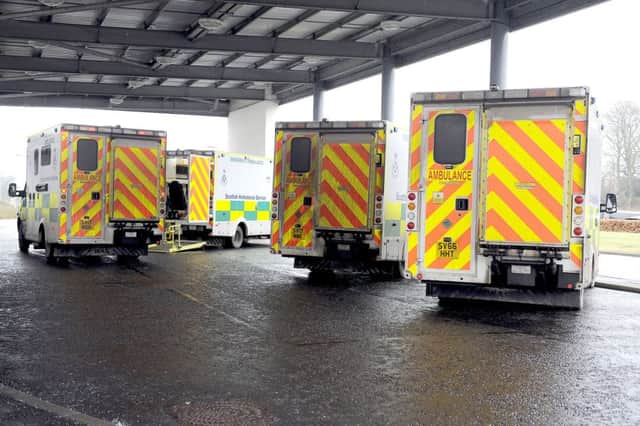 New ISD Scotland statistics show 14.5 per cent of patients attending A&E departments in November waited more than four hours. Picture: TSPL