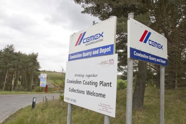 Cemex has quarries in Perthshire, Stirlingshire, the Lothians and South Lanarkshire. Picture: Bill McBurnie