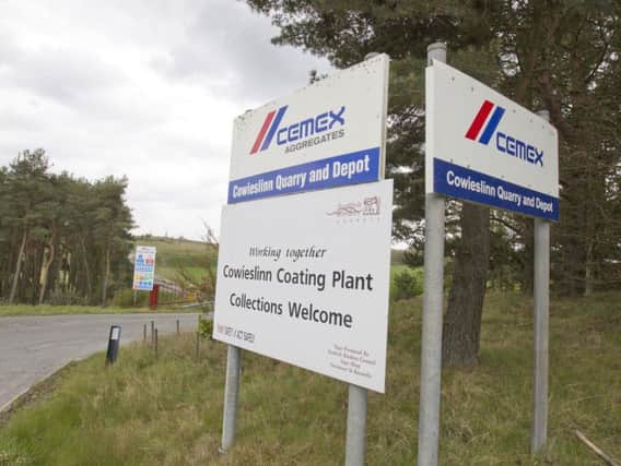 Cemex has quarries in Perthshire, Stirlingshire, the Lothians and South Lanarkshire. Picture: Bill McBurnie