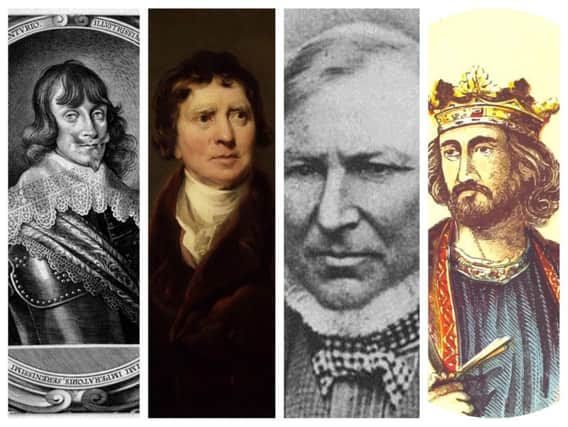 Assassin Count Walter Leslie, advocate and politician Sir Henry Dundas, explorer and mass murderer Angus McMillan and King Edward I have all been nominated by historians as the cruellest figures in Scottish history. PICS: Creative Commons.