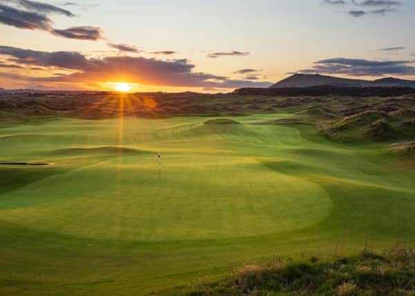 Dumbarnie Golf Links, the new Clive Clark-designed course in Fife which is set to open in May.