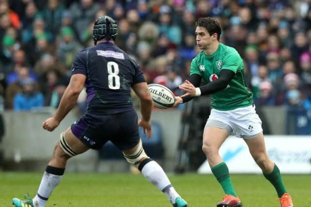 Joey Carbery is out of the Six Nations opener against Scotland. Picture: Getty Images