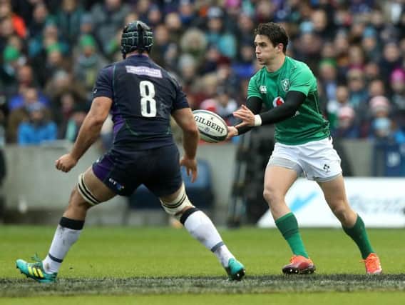 Joey Carbery is out of the Six Nations opener against Scotland. Picture: Getty Images