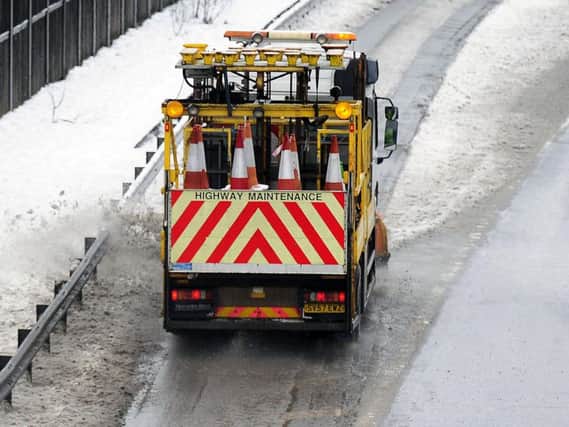 STOCK IMAGE: Snow is causing disruption in the Scottish Borders.