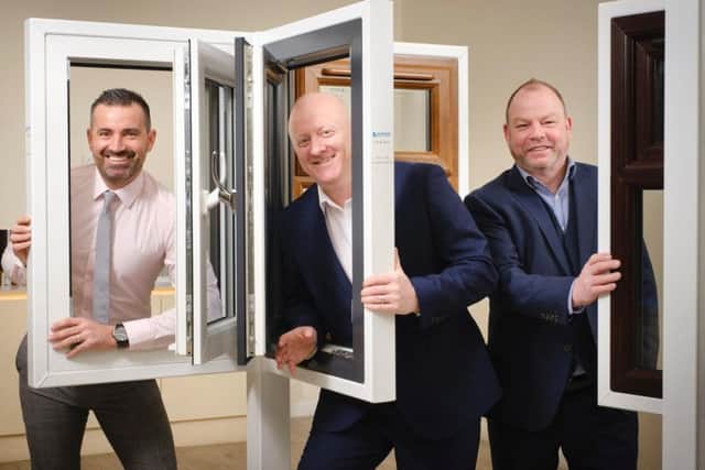 Window Supply Company's Martin Linden, Duncan Murray and Martin Linden. Picture: Mike Wilkinson