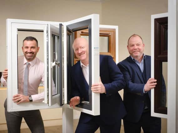 Window Supply Company's Martin Linden, Duncan Murray and Martin Linden. Picture: Mike Wilkinson
