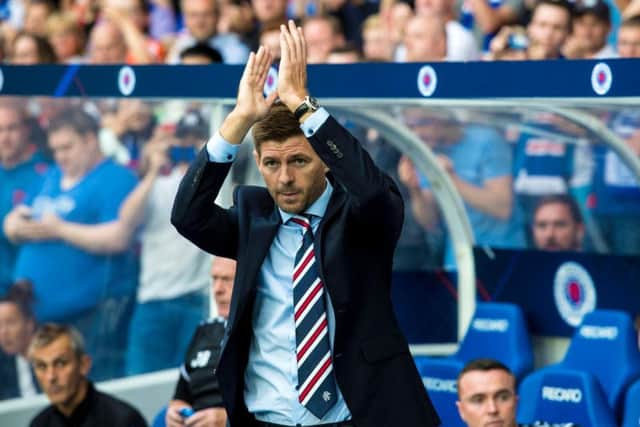 Steven Gerrard spoke about the prospect of Celtic and Rangers joining the English Premier League