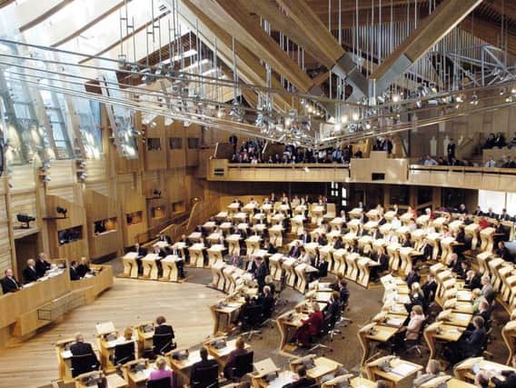 The Scottish's Parliament's weekly First Ministers Questions session was briefly halted