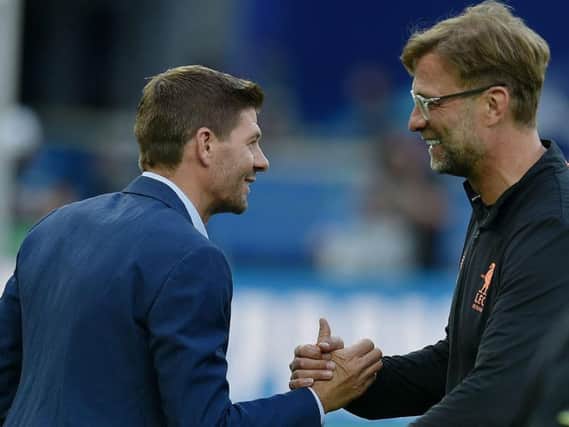Steven Gerrard and Jurgen Klopp are often in touch to discuss football with the Liverpool boss advising his Rangers counterpart