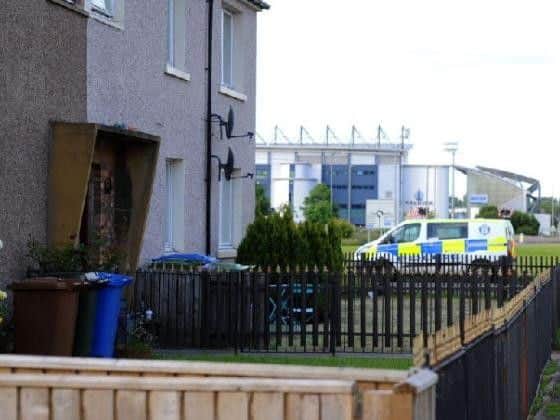 The incident happened at a property in Westfield Street, Falkirk in June. Picture: Falkirk Herald