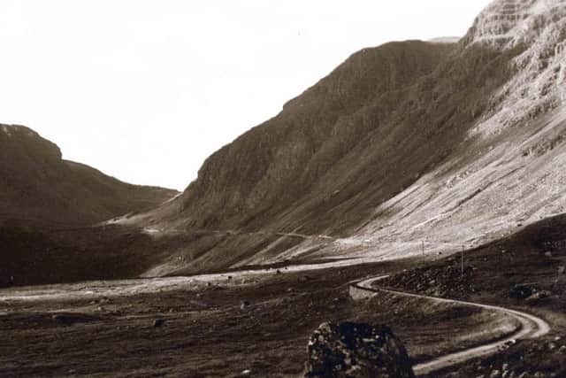 A late 19th Century roads guide described the route as 'terribly steep' with the surface 'wretched'. PIC: Am Baile/Highlife Highland.