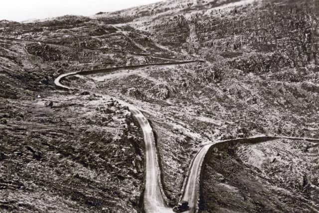 In 1950, three hairpin bends on the road were widened and Tarmac laid. Heavy use of the road has now led to fresh concerns about its condition. PIC: Am Baile/Highlife Highland.