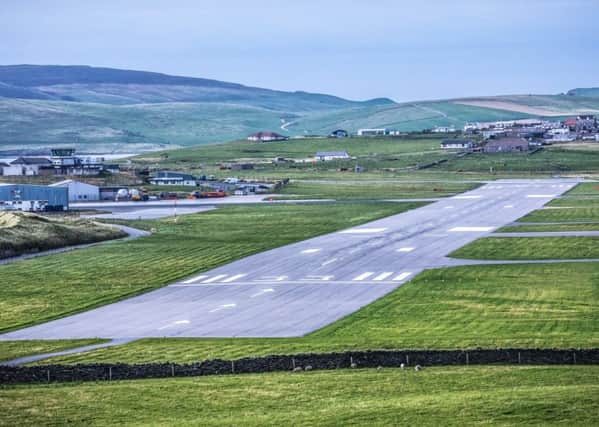 Loganair has been criticised for the cost of its Sumburgh to Edinburgh flight. Picture: TSPL