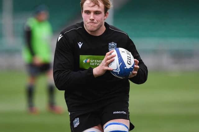Jonny Gray will face his future club Exeter Chiefs at Scotstoun tomorrow. Picture: SRU/SNS