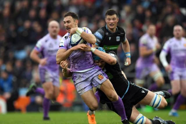 Glasgow must beat Exeter to keep their Champions Cup quarter-final hopes alive. Picture: Getty Images