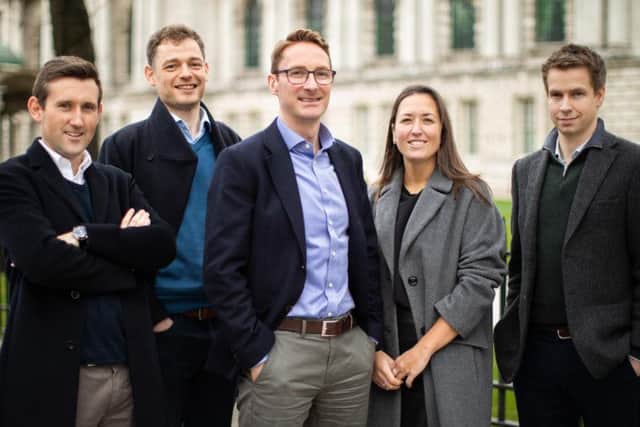 BGF head of central Scotland and Northern Ireland Patrick Graham (centre) with the Edinburgh team. Picture: Contributed