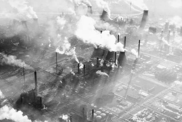 The arrival of the petro-chemical plant in the 1960s made Grangemouth Scotland's 'most prosperous town' at the time. PIC: HES.