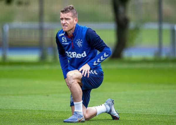 Steven Davis is relishing the defensive midfield role that he has been given this term. Picture: Bill Murray/SNS