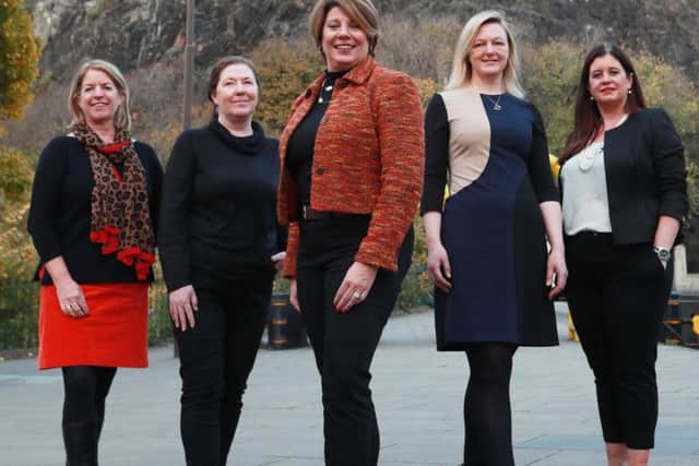 From left: Sara Dodd, Mary Fitzgerald, Melinda Matthews-Clarkson, Vanessa Dawson and Linda Scott are CodeClan's senior management team. Picture: Stewart Attwood