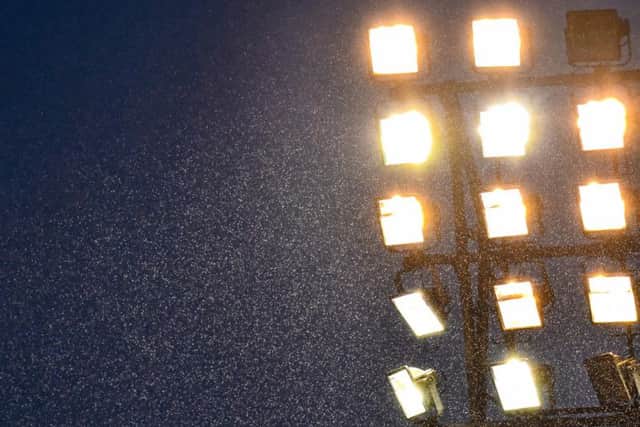 Bad weather has affected the Scottish league card.