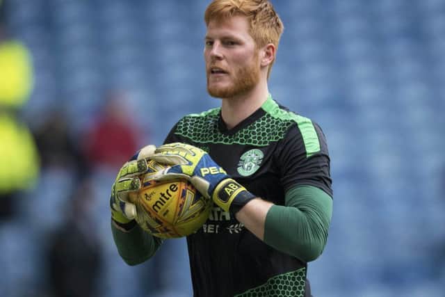 Adam Bogdan is happy to stay at Easter Road. Picture: SNS.
