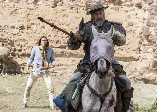 Adam Driver and Jonathan Pryce in The Man Who Killed Don Quixote