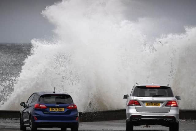 Coastal routes, sea fronts and coastal communities affected by spray and/or large waves, according to the Met Office (Getty Images)