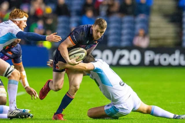 Mark Bennett acknowledges that Scotland now has a wealth of talent at centre which makes his bid for selection a tough one. Picture: Malcolm Mackenzie/ProSports/Shutterstock