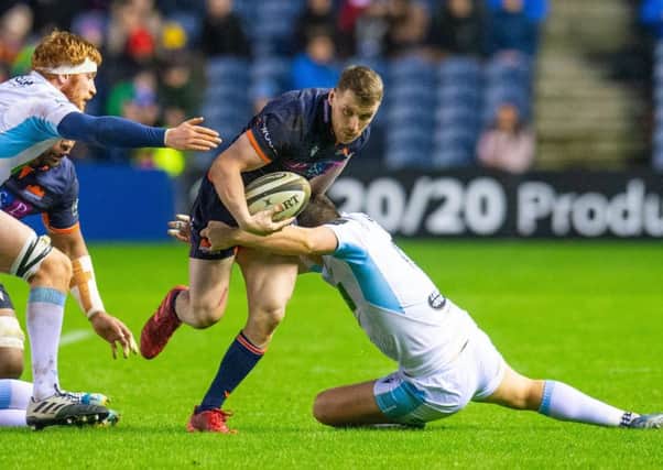 Mark Bennett acknowledges that Scotland now has a wealth of talent at centre which makes his bid for selection a tough one. Picture: Malcolm Mackenzie/ProSports/Shutterstock