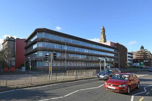 The 60,000 square foot Greenock building houses Scotland's largest job centre. Picture: Contributed